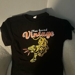 Black Vintage Graphic T-Shirt